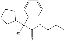 propyl 2-cyclopentyl-2-hydroxy-2-phenylacetate