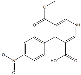 5-(methoxycarbonyl)-4-(4-nitrophenyl)-1,4-dihydropyridine-3-carboxylic acid