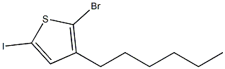 2-Bromo-3-hexyl-5-iodothiophene solution 1.0 M in THF Structure