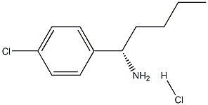 (1S)-1-(4-CHLOROPHENYL)PENTYLAMINE HYDROCHLORIDE,1391522-71-6,结构式