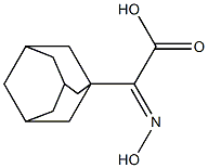 (E)-2-((3R,5R,7R)金刚烷-1-基)-2-(异亚硝酸)乙酸,,结构式