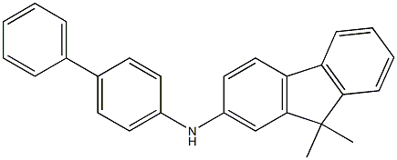 BIPHENYL-4-YL-(9,9-DIMETHYL-9H-FLUOREN-2-YL)-AMINE, , 结构式