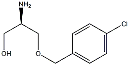 (R)-2-amino-3-(4-chlorobenzyloxy)propan-1-ol 结构式