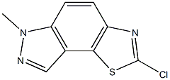 2-chloro-6-methyl-6H-thiazolo[5,4-e]indazole 化学構造式