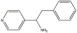 2-phenyl-1-(pyridin-4-yl)ethanamine Struktur