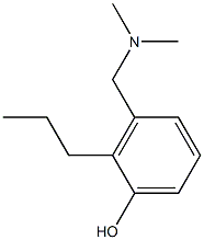 3-((dimethylamino)methyl)-2-propylphenol Struktur