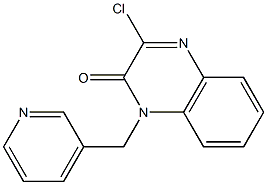 3-chloro-1-(pyridin-3-ylmethyl)quinoxalin-2(1H)-one Structure