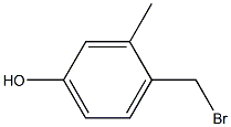 4-(bromomethyl)-3-methylphenol Struktur