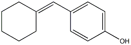 4-(cyclohexylidenemethyl)phenol Struktur