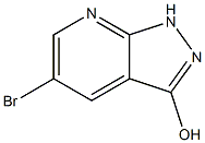 5-bromo-1H-pyrazolo[3,4-b]pyridin-3-ol Struktur
