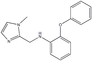 N-((1-methyl-1H-imidazol-2-yl)methyl)-2-phenoxyaniline Struktur