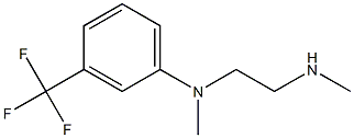 N1,N2-dimethyl-N1-(3-(trifluoromethyl)phenyl)ethane-1,2-diamine Struktur