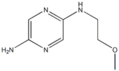 N2-(2-methoxyethyl)pyrazine-2,5-diamine Struktur