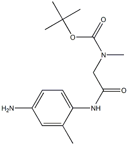 tert-butyl 2-(4-amino-2-methylphenylamino)-2-oxoethyl(methyl)carbamate|