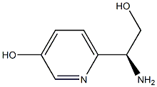 (S)-6-(1-amino-2-hydroxyethyl)pyridin-3-ol Struktur