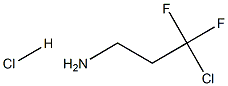 3-chloro-3,3-difluoropropan-1-amine hydrochloride 化学構造式