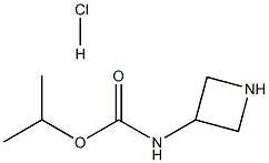propan-2-yl N-(azetidin-3-yl)carbamate hydrochloride Struktur