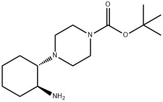 4-[反式-2-氨基环己基]哌嗪-1-甲酸叔丁酯, 2227199-32-6, 结构式