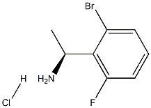 (1S)-1-(2-BROMO-6-FLUOROPHENYL)ETHYLAMINE HYDROCHLRIDE Structure