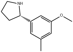 1336025-40-1 (2S)-2-(3-METHOXY-5-METHYLPHENYL)PYRROLIDINE