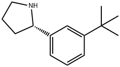 (2S)-2-[3-(TERT-BUTYL)PHENYL]PYRROLIDINE Struktur