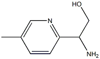2-AMINO-2-(5-METHYLPYRIDIN-2-YL)ETHAN-1-OL Structure