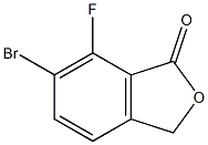6-溴-7-氟异苯并呋喃-1(3H)-酮, 1823361-16-5, 结构式