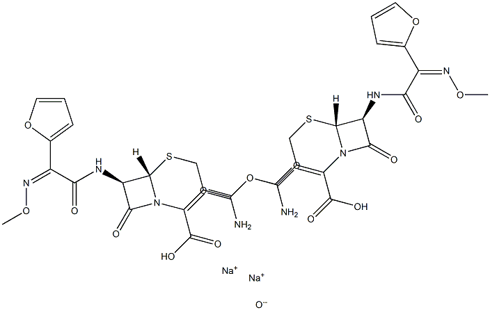 Cefuroxime Sodium Oxide Impurity 2 Struktur