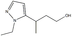 3-(1-ethyl-1H-pyrazol-5-yl)butan-1-ol 结构式