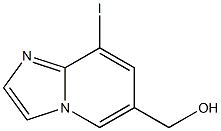 (8-Iodo-imidazo[1,2-a]pyridin-6-yl)-methanol 结构式