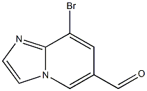 8-Bromo-imidazo[1,2-a]pyridine-6-carbaldehyde Structure