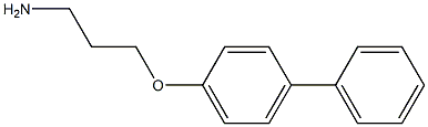 3-(4-phenylphenoxy)propan-1-amine,1017206-45-9,结构式