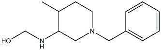 ((1-benzyl-4-methylpiperidin-3-yl)amino)methanol Struktur