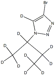 4-Bromo-1-(sec-butyl)-(1,2,3-triazole)-d10|