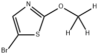 5-Bromo-2-(methoxy-d3)-thiazole Struktur