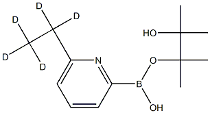 6-(Ethyl-d5)-pyridine-2-boronic acid pinacol ester Structure