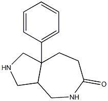 8a-phenyloctahydropyrrolo[3,4-c]azepin-6(2H)-one,2752778-09-7,结构式