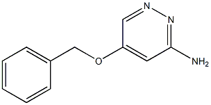 3-氨基-5-(苄氧基)哒嗪, , 结构式