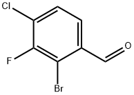 2-溴-4-氯-3-氟苯甲醛 结构式