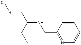 (butan-2-yl)[(pyridin-2-yl)methyl]amine hydrochloride 化学構造式