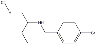 [(4-bromophenyl)methyl](butan-2-yl)amine hydrochloride Structure