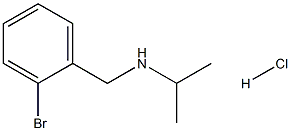 [(2-bromophenyl)methyl](propan-2-yl)amine hydrochloride Structure