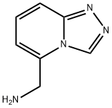 [1,2,4]TRIAZOLO[4,3-A]PYRIDIN-5-YLMETHANAMINE 结构式