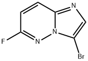 3-溴-6-氟咪唑并[1,2-B]哒嗪 结构式