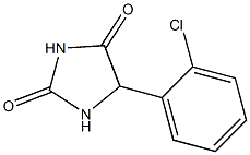 5-(2-CHLOROPHENYL)IMIDAZOLIDINE-2,4-DIONE 化学構造式