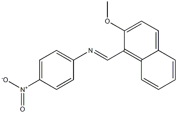 N-[(2-methoxy-1-naphthyl)methylene]-4-nitroaniline|