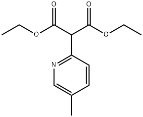 DIETHYL 2-(5-METHYLPYRIDIN-2-YL)MALONATE Structure