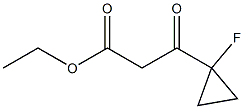 ETHYL 3-(1-FLUOROCYCLOPROPYL)-3-OXOPROPANOATE Struktur