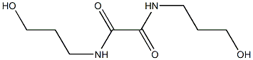 N,N'-bis(3-hydroxypropyl)ethanediamide Struktur