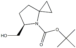 TERT-BUTYL (R)-5-(HYDROXYMETHYL)-4-AZASPIRO[2.4]HEPTANE-4-CARBOXYLATE Struktur